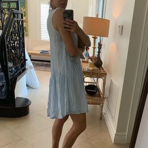 Johnny Was Linen Midi Dress